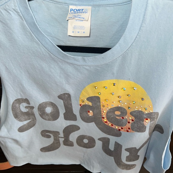 Custom one of a kind rhinestoned Kasey Musgraves Golden Hour tour crop top - Picture 7 of 11